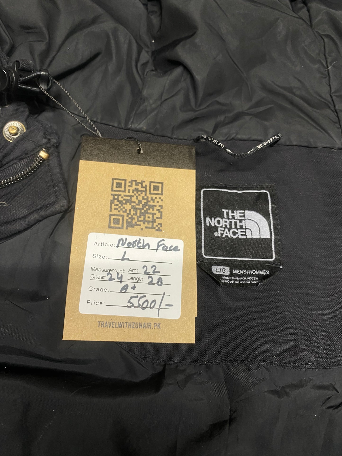 The North Face Gotham goose down black jacket mens