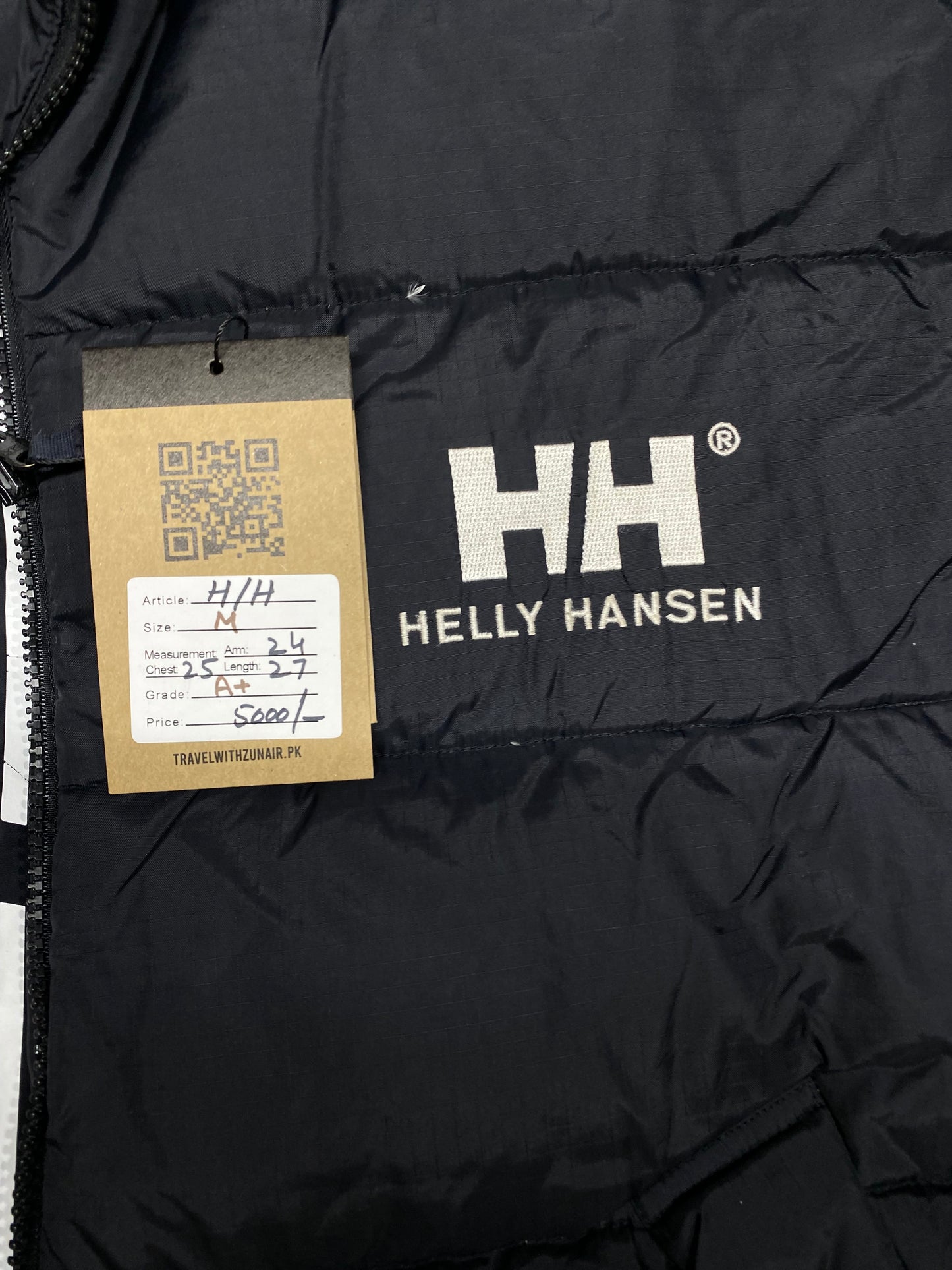 HELLY HANSEN MEN PUFFER JACKET,Black