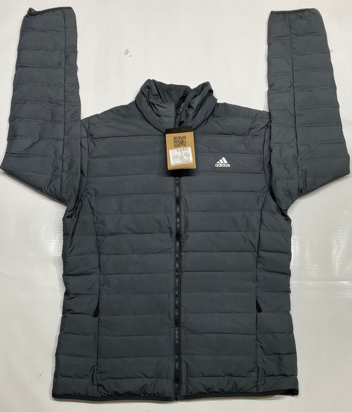 Adidas genuine new men's winter short outdoor down jacket / Gray