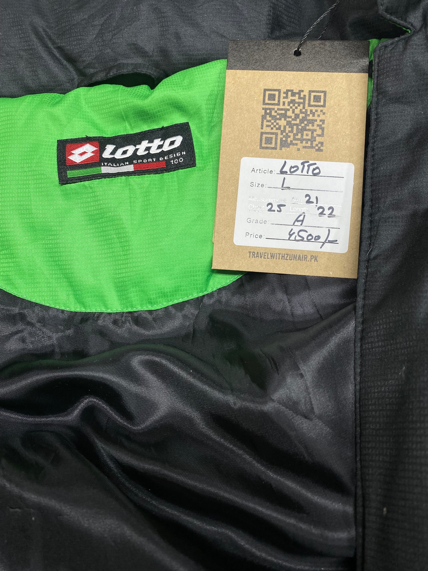 LOTTO Black Men’s Jacket