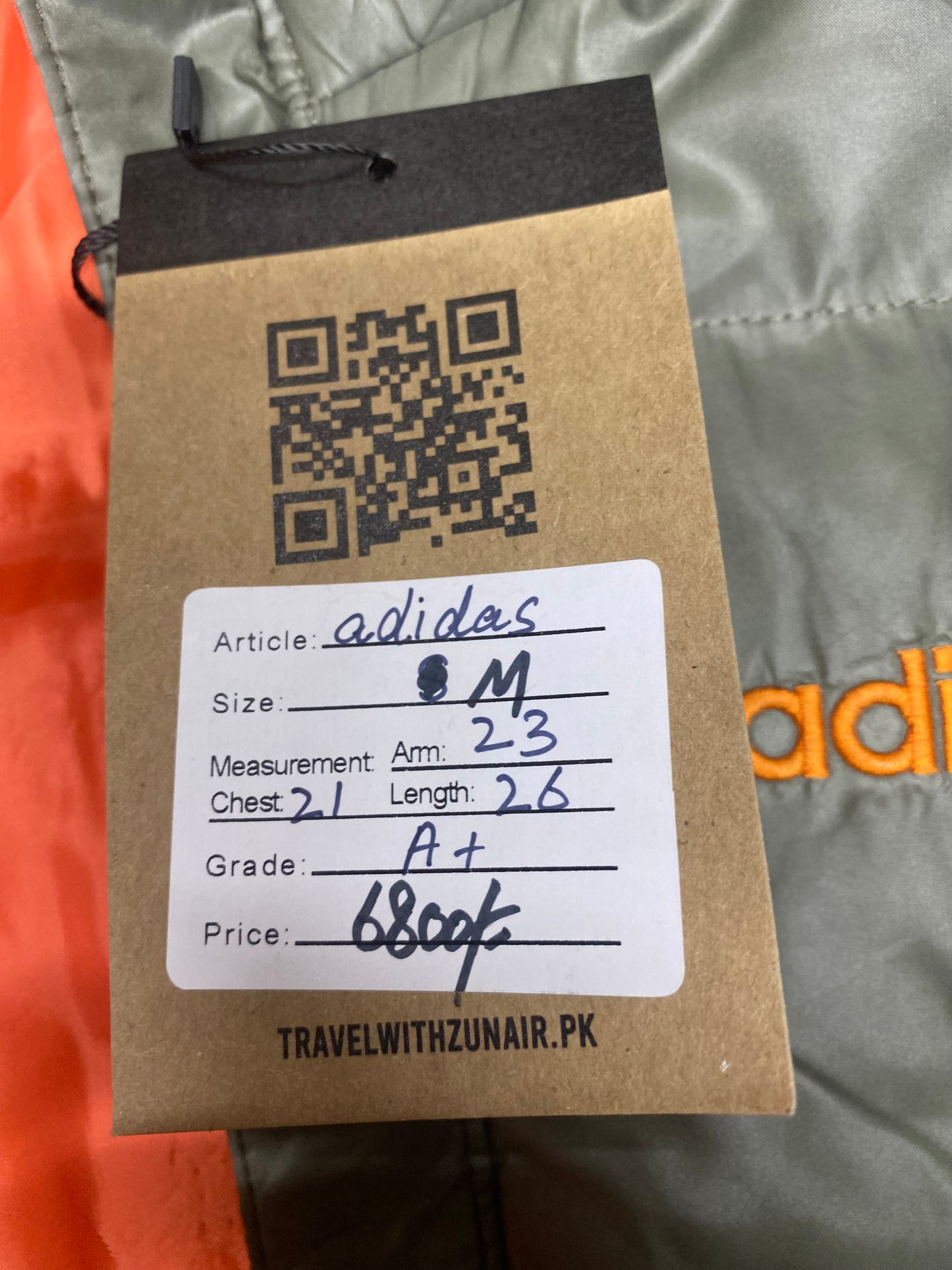 Adidas Olive Colour Men Puffer Jacket