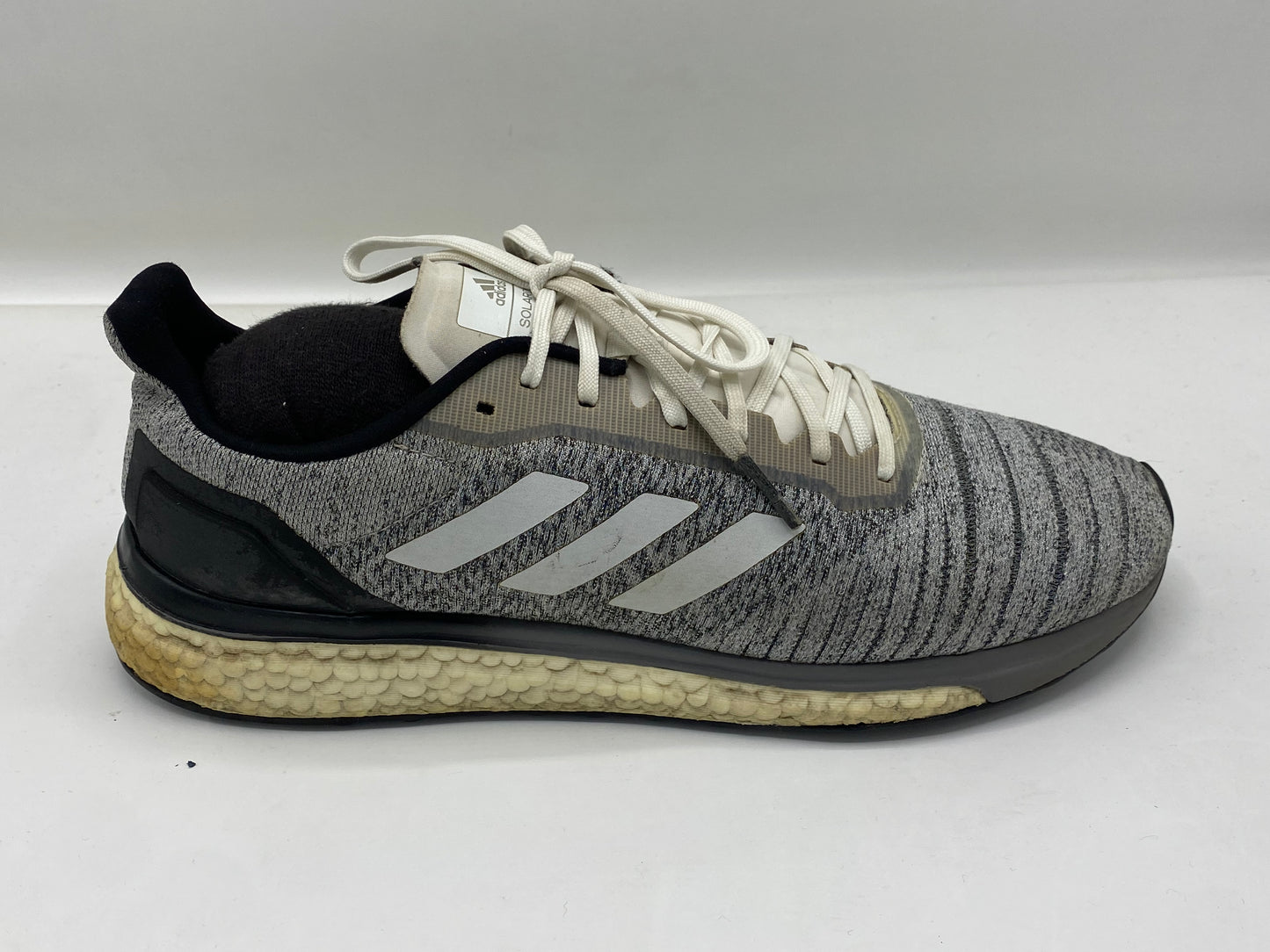 adidas Solar Drive Run Boost Athletic Shoes Gray White