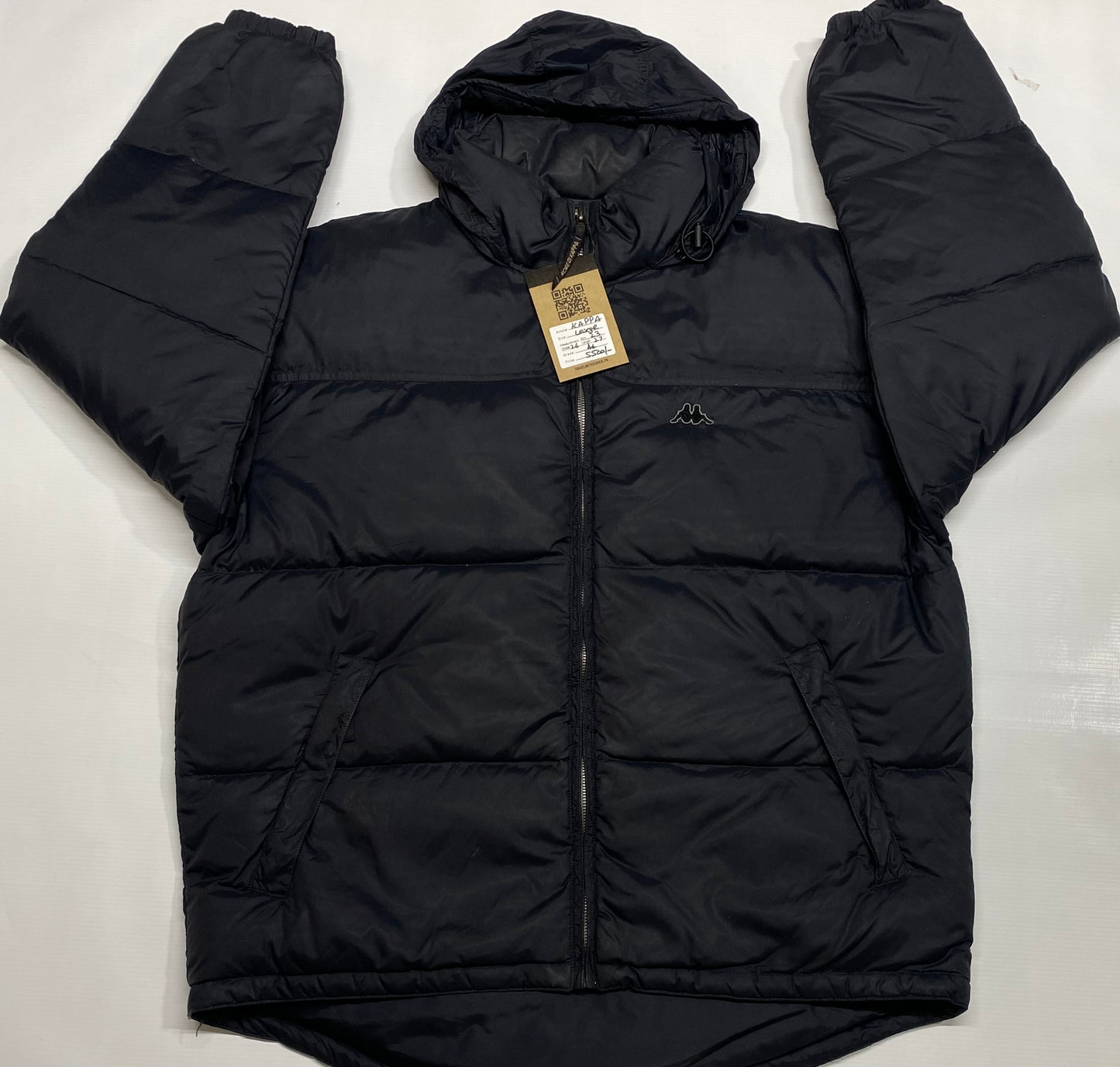 Kappa Men's Winter Jacket Heavy Weight Black