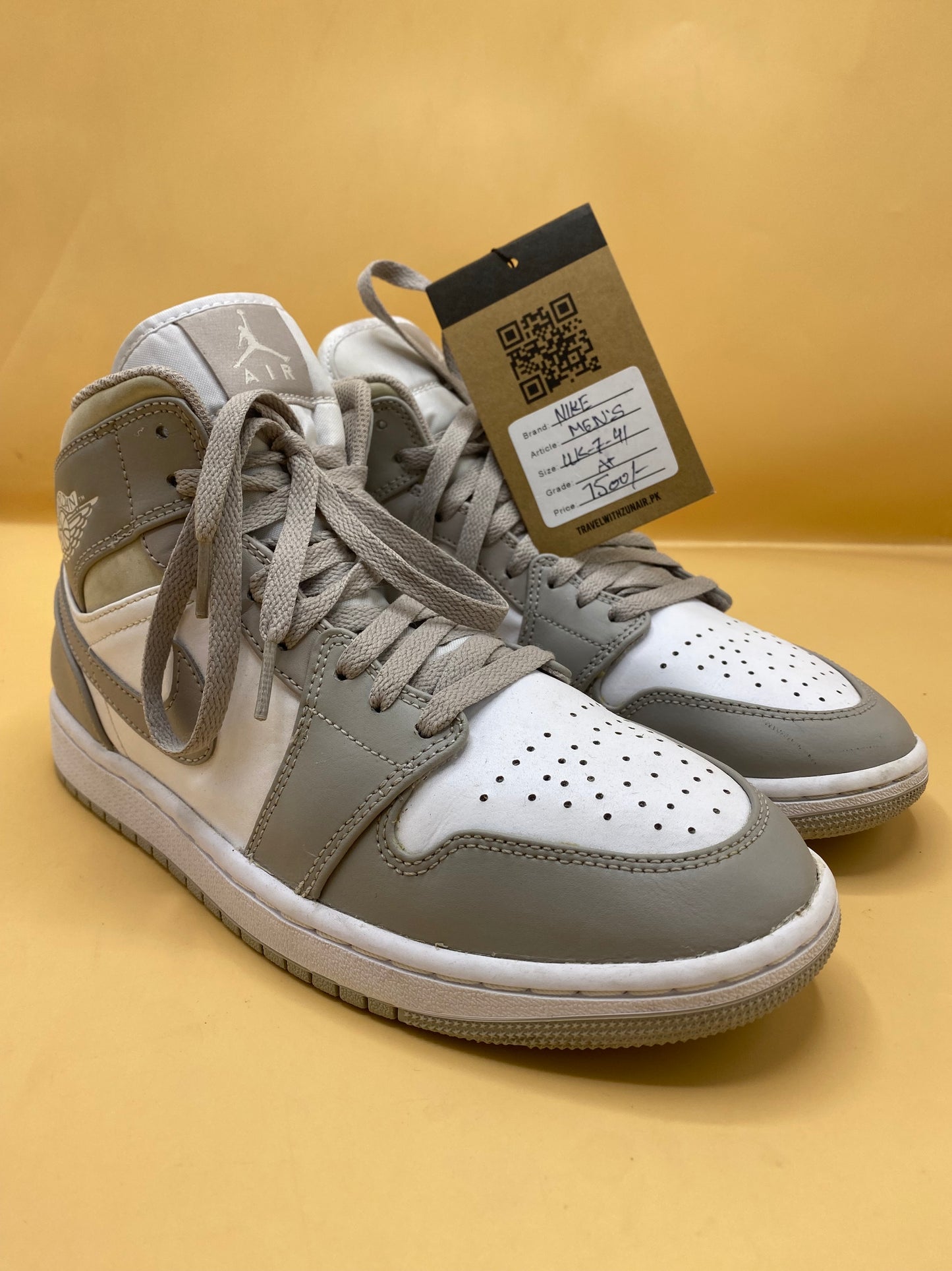 Nike Air Jordan 1 Mid Linen