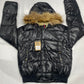 MONCLER  Fur Hoodie Puffer Jacket