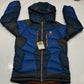 Black yak Wind-stopper Goose Down Jacket Black & Blue