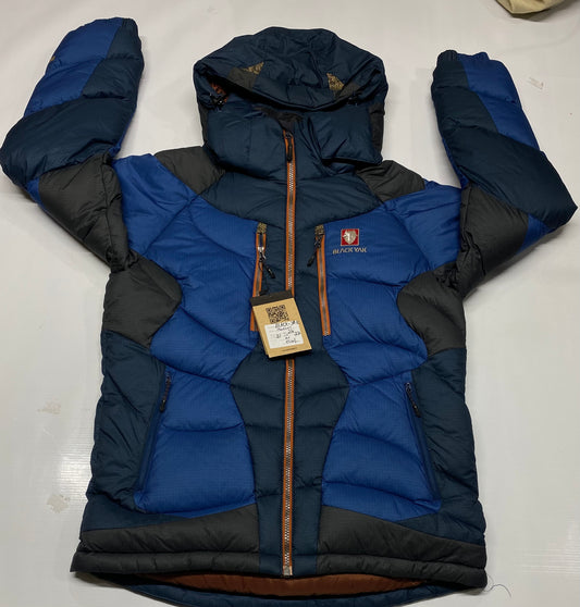 Black yak Wind-stopper Goose Down Jacket Black & Blue