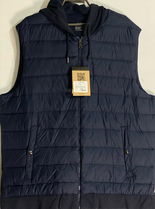 Polo Blue Sleeve-less Men Puffer Jacket