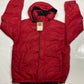 GAP Puffer Hooded Parka Coat Jacket Full Zip Red Mens