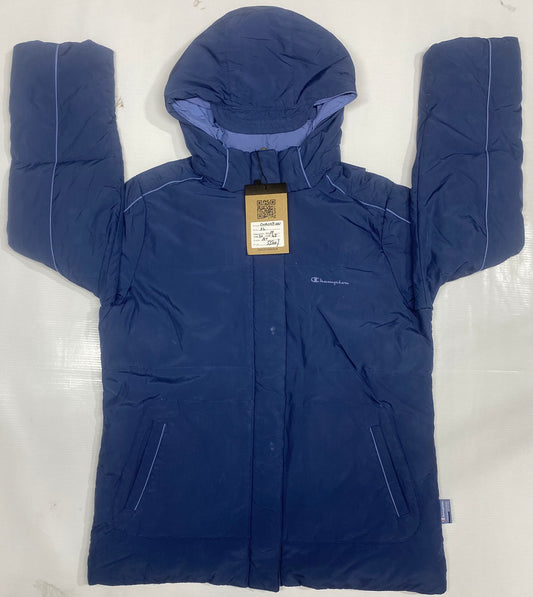 Champion Blue Men Puffer Jacket