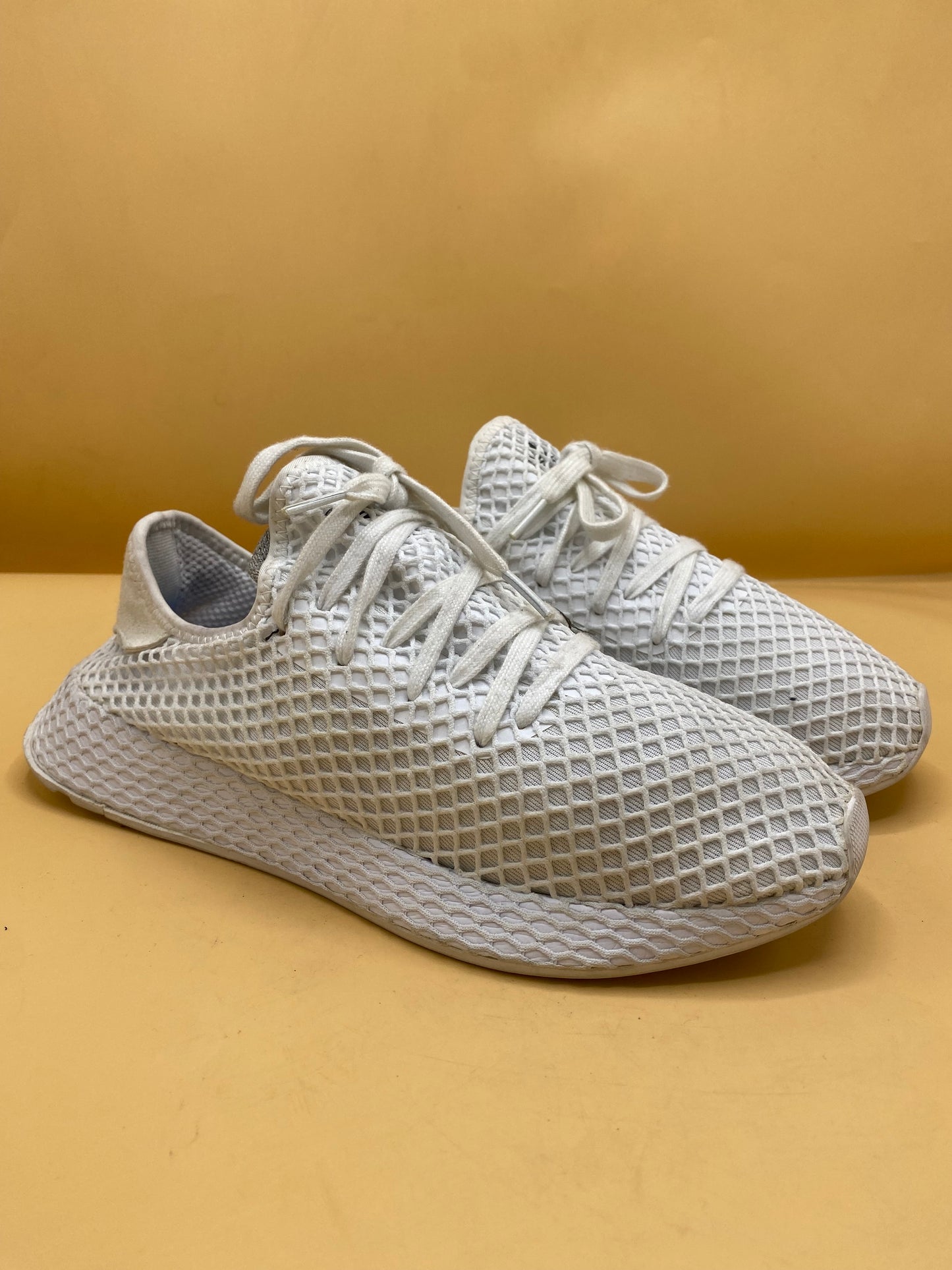 Adidas Running Shoes White Deerupt Sneakers