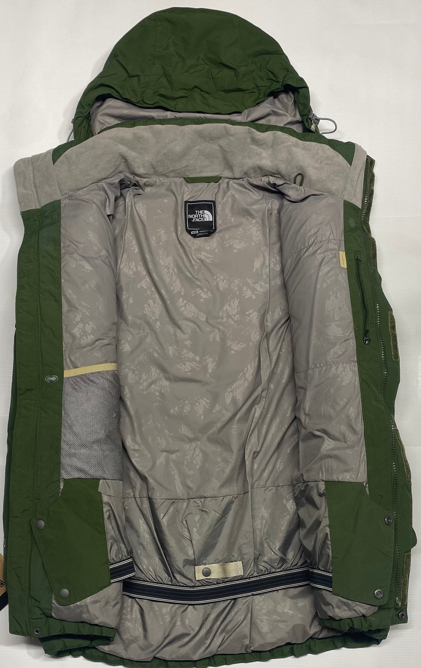 The North Face Hyvent Down Hooded Puffer Green Jacket