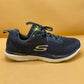 Skechers Training Memory Foam Quick Shift Tr Superset Navy 8 Shoes New