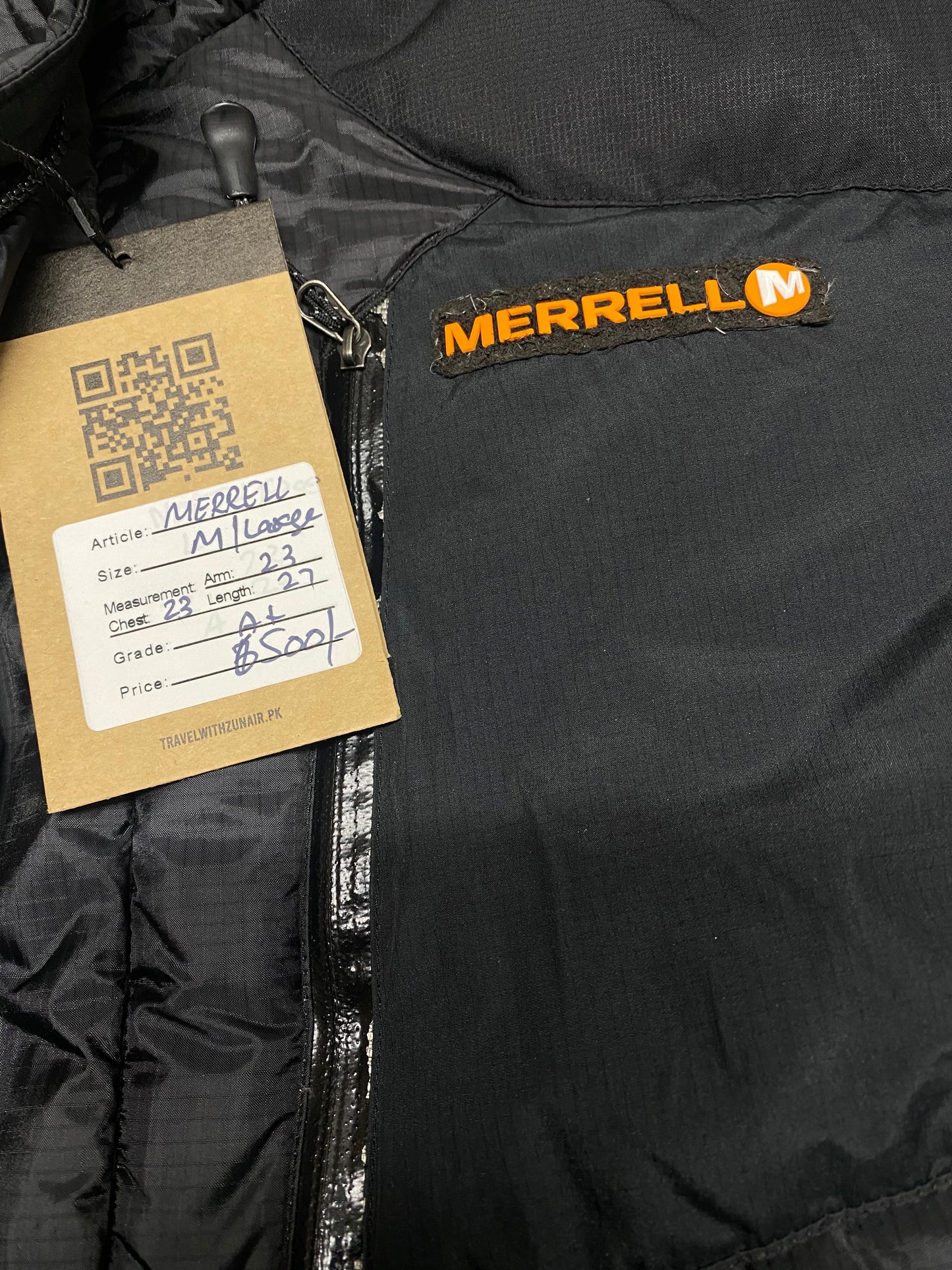 MERRELL Black M’en Puffer Jacket