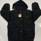 Scott Black Hooded Puffer Coat