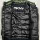 DKNY Quilted Jacket Sancy Giubboto Puffer Goose Down Ski GREEN