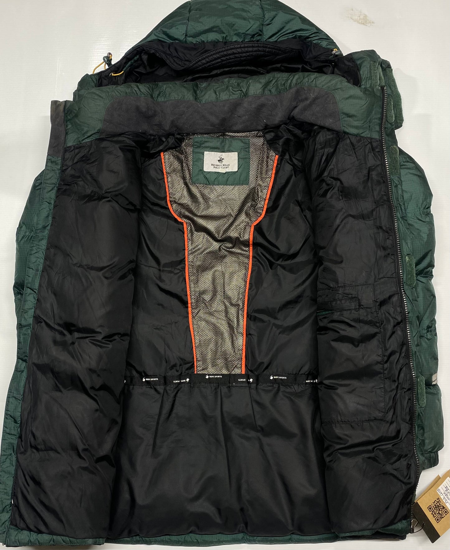 POLO Extreme Peak mens green Black down jacket