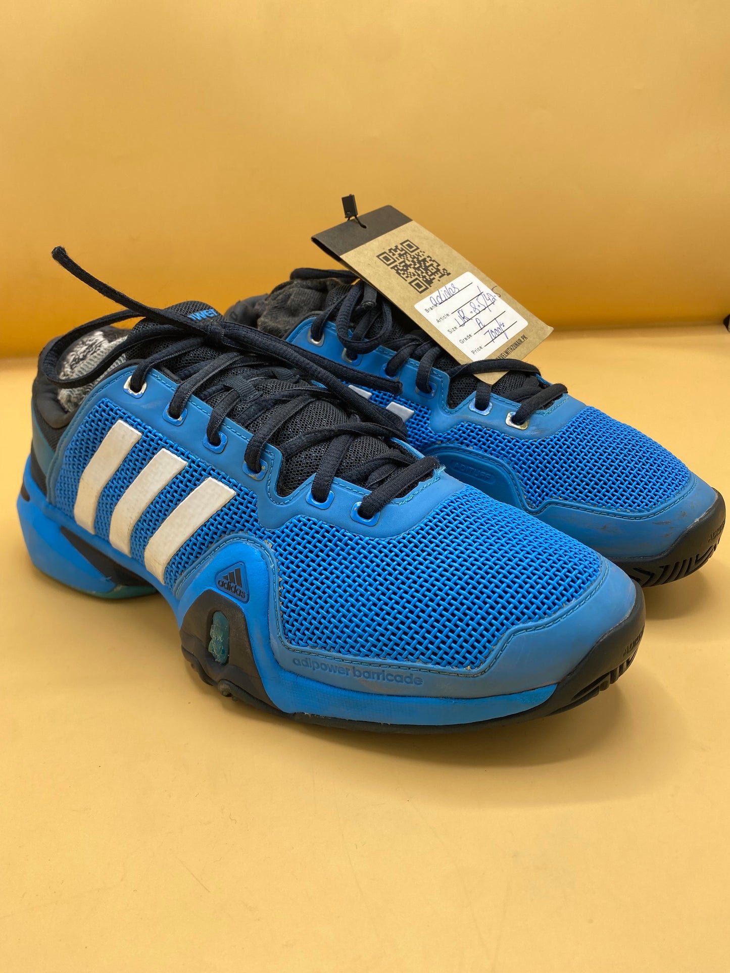 Adidas Barricade 8.0. Solar Blue