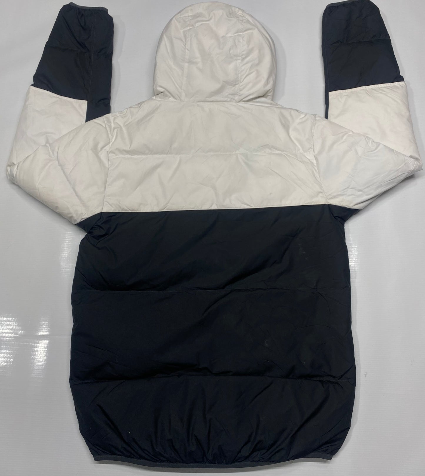 Nike Down-fill Wind Runner Puffer Hooded White Black