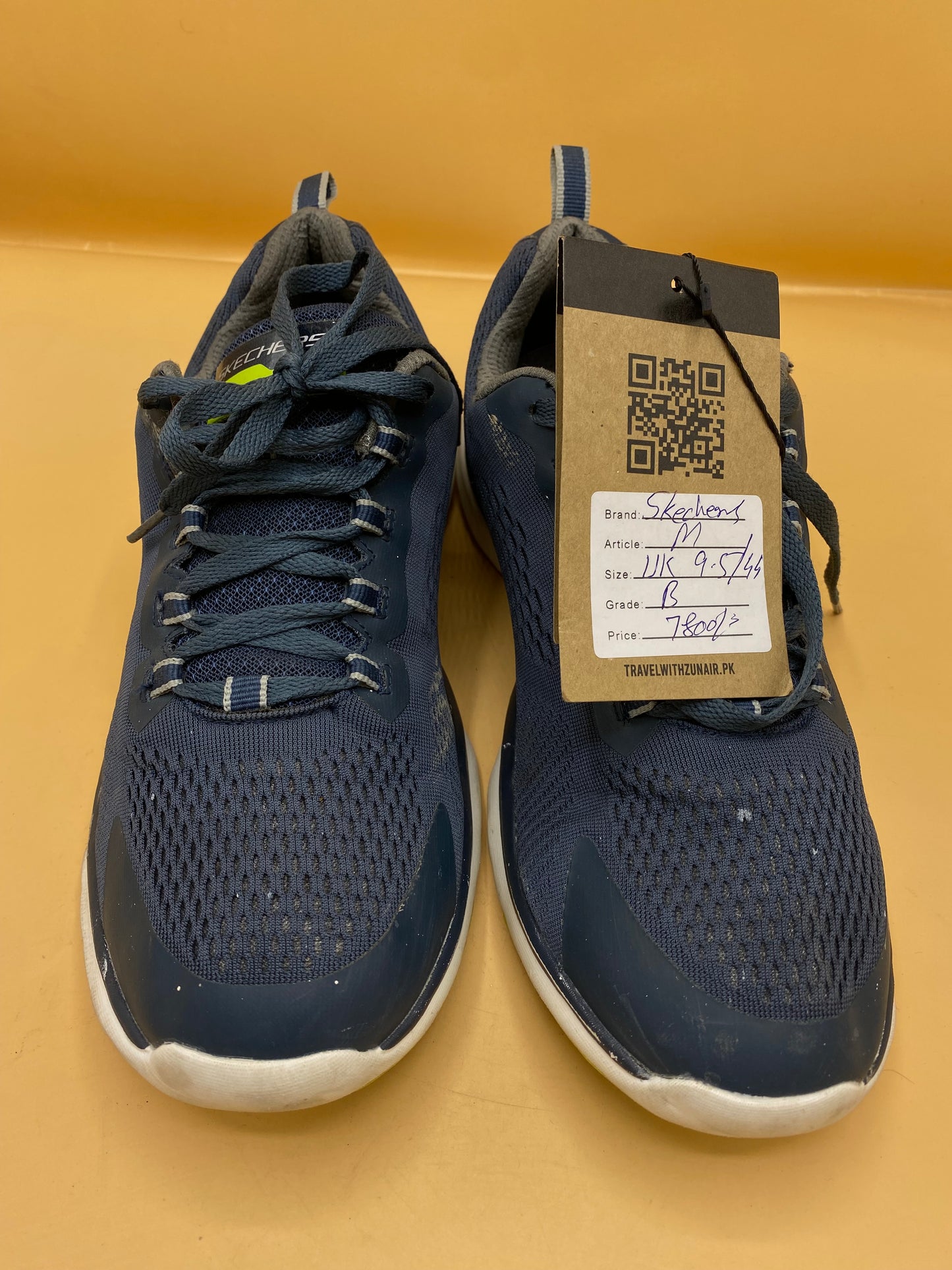 Skechers Training Memory Foam Quick Shift Tr Superset Navy 8 Shoes New