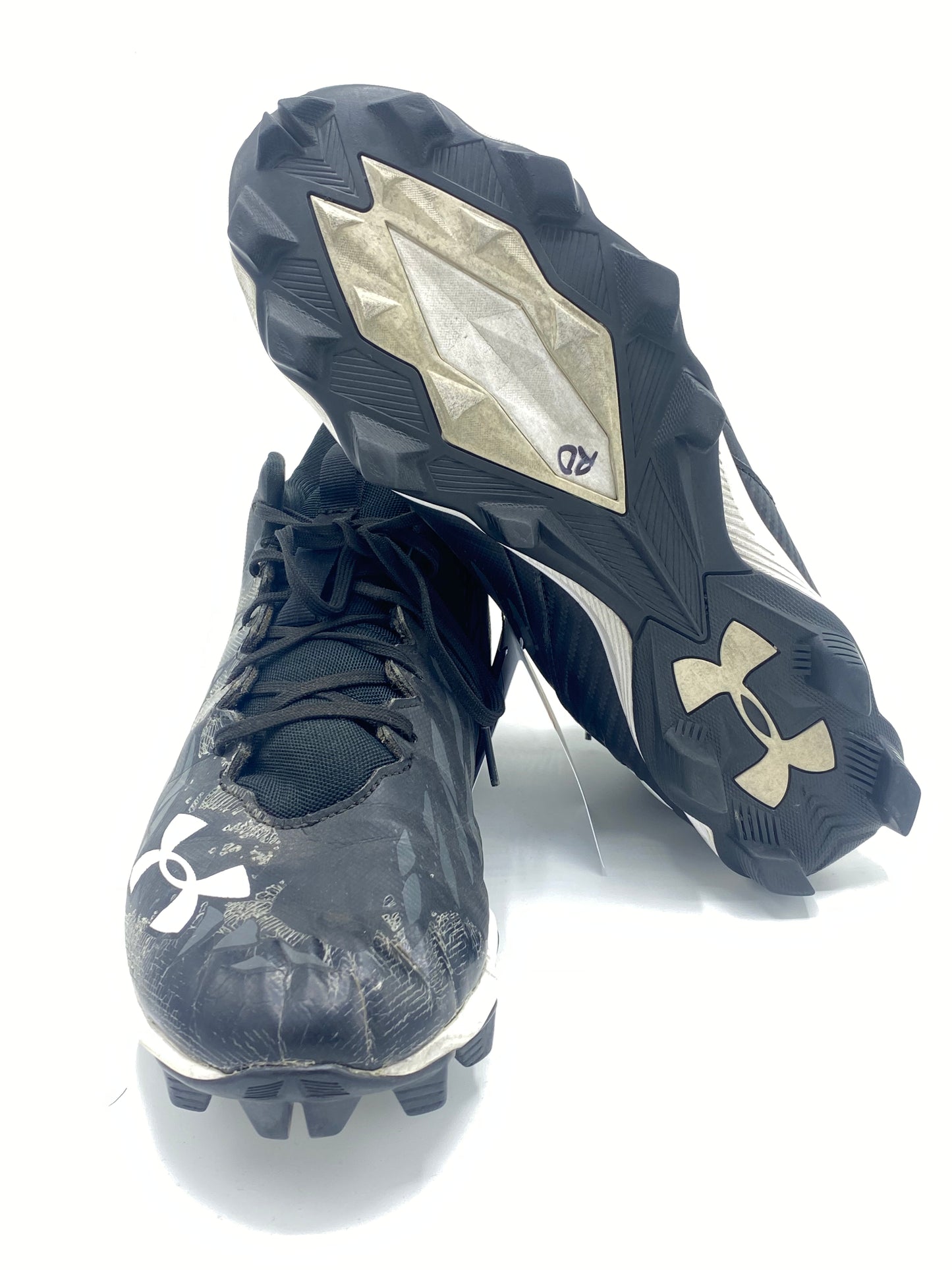 Under Armour ' Spotlight Franchise RM Jr. Football Cleats Black