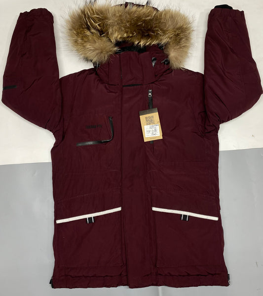 Sibérien Winter Coats Unisex Big Fur Men Women