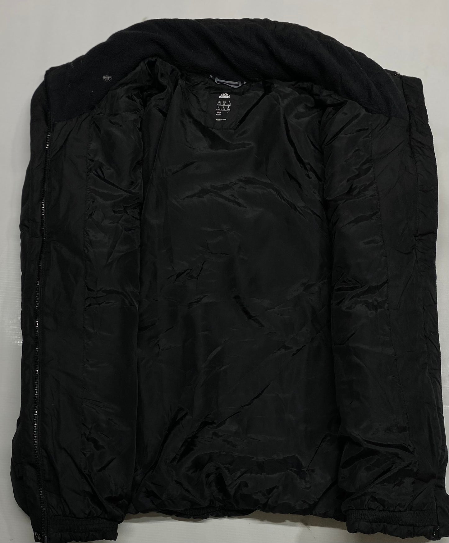 Adidas Puffed Quilted DuPont Down Lining Black Jacket