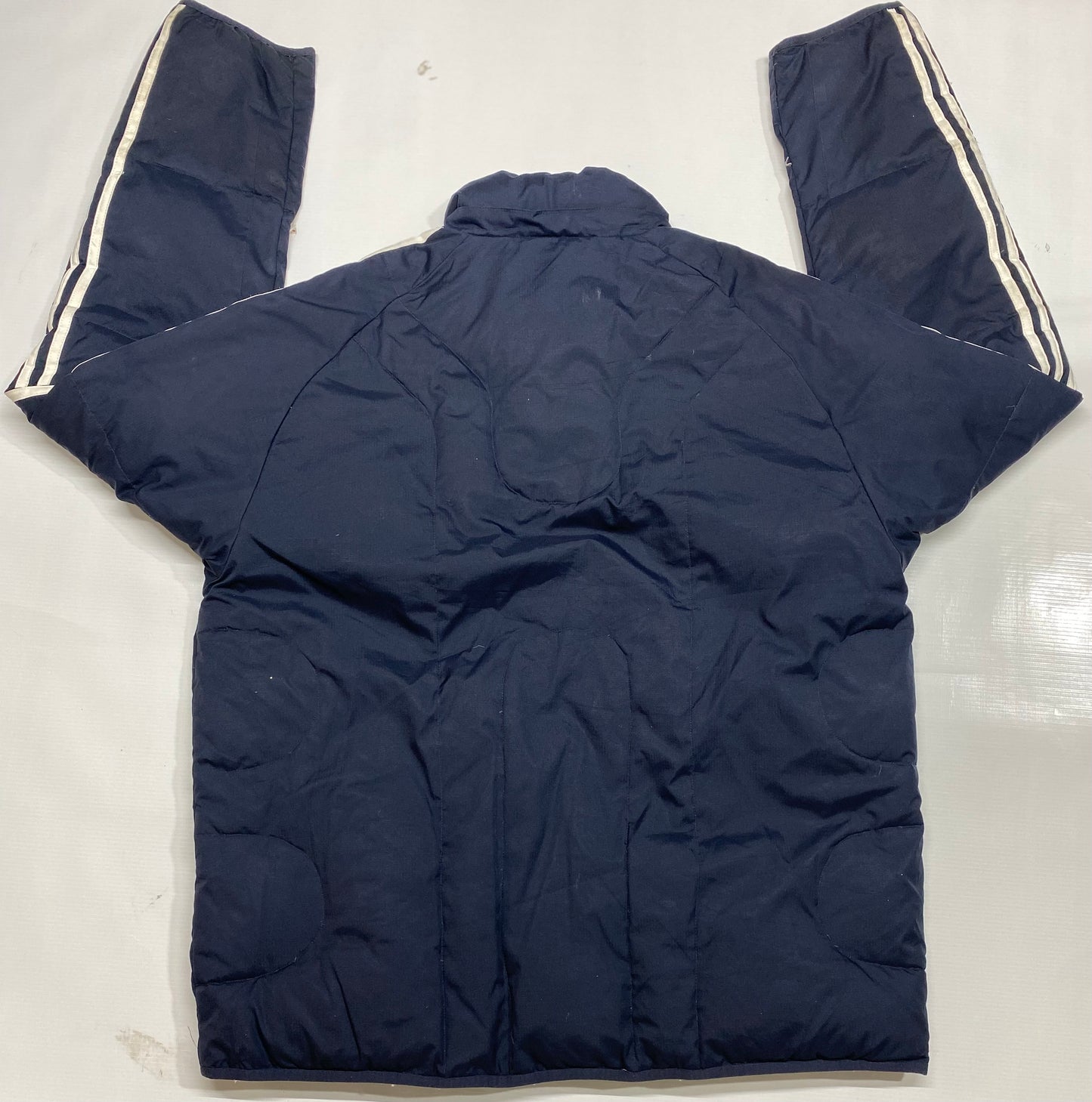 Adidas puffy jacket down trefoil three stripes warm coat ski snow Sport