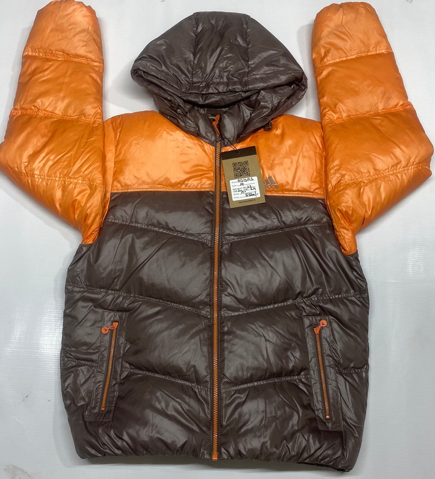 Adidas orange Shell Men  jackets