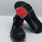 Kalenji run cushion running shoes - black/coral