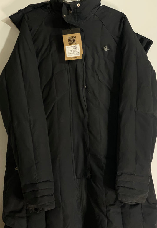 Adidas Black Men Long Coat