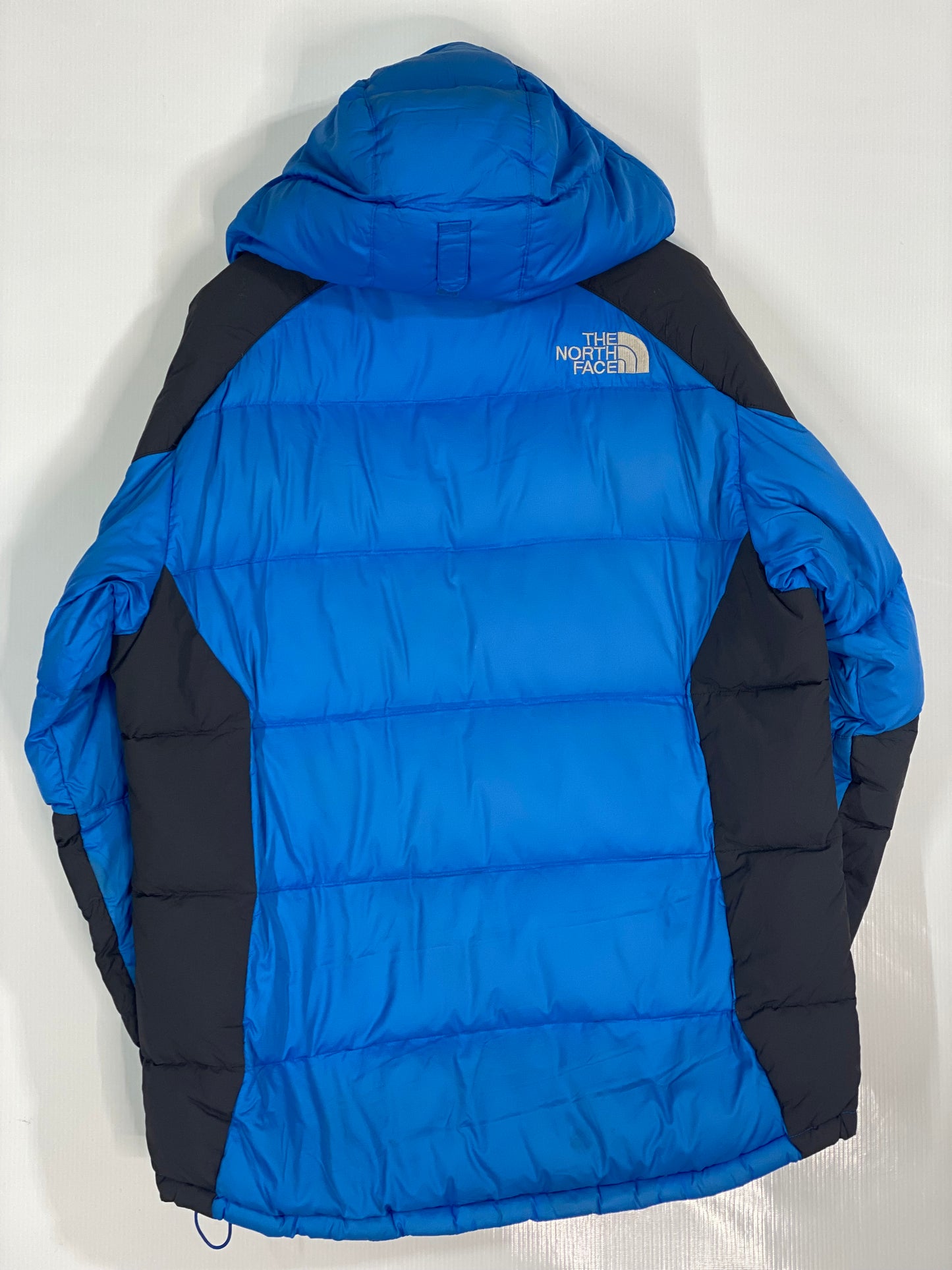 The north face blue hyvent puffer jacket