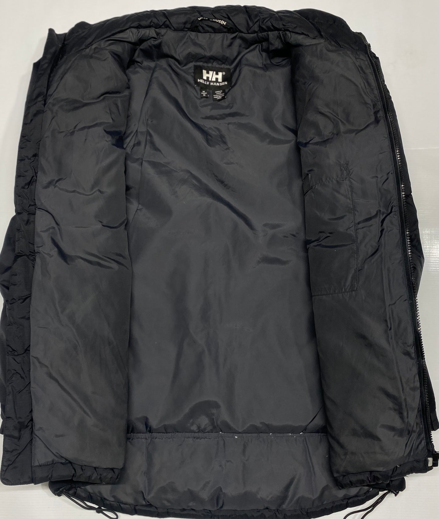 Helly Hansen Black Puffer Down Filled Jacket Reversible