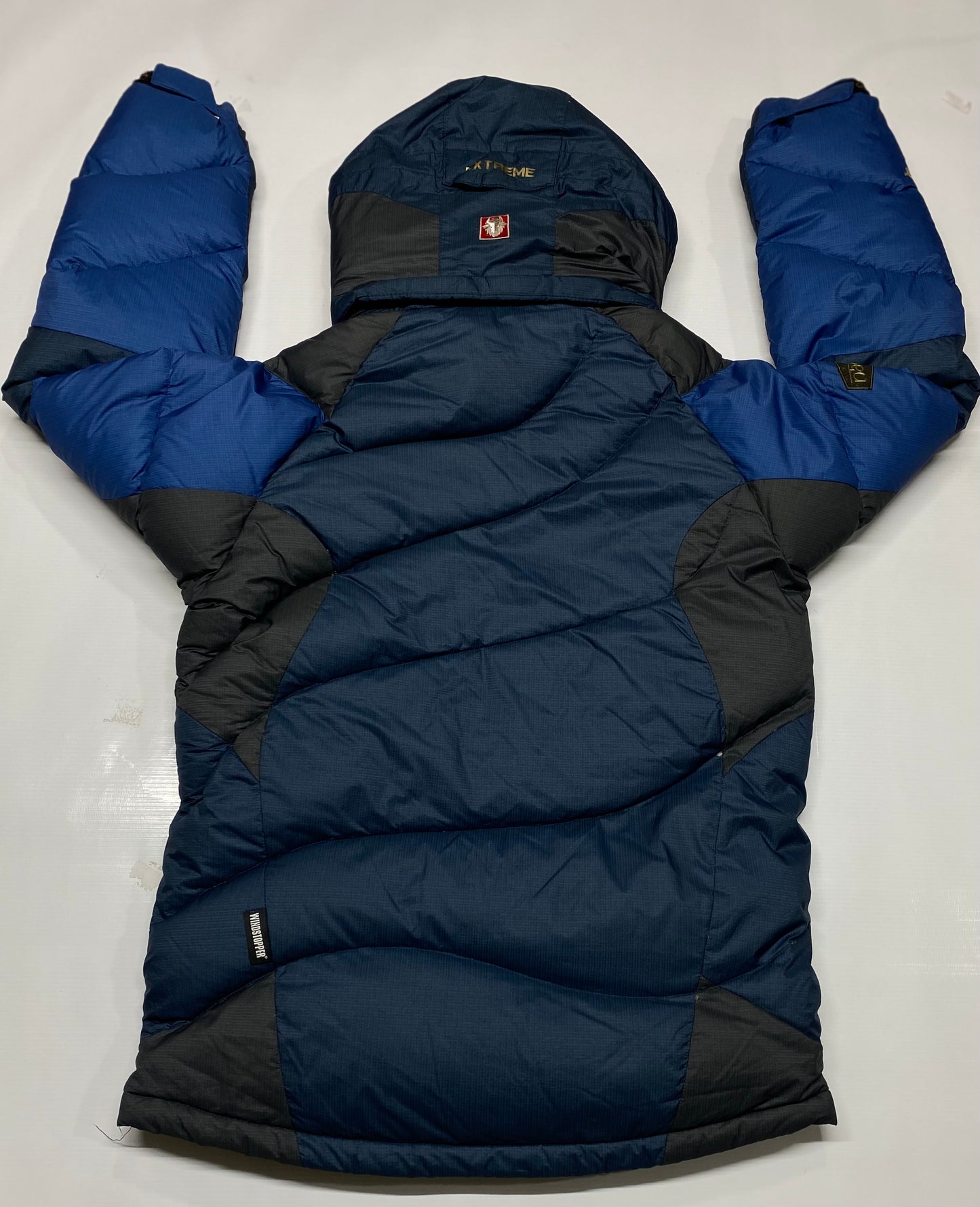 Black yak Wind-stopper Goose Down Jacket Black & Blue