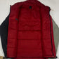 Nautica Competition Puffer Jacket Down Fill Reversible Red Gray VTG Mens