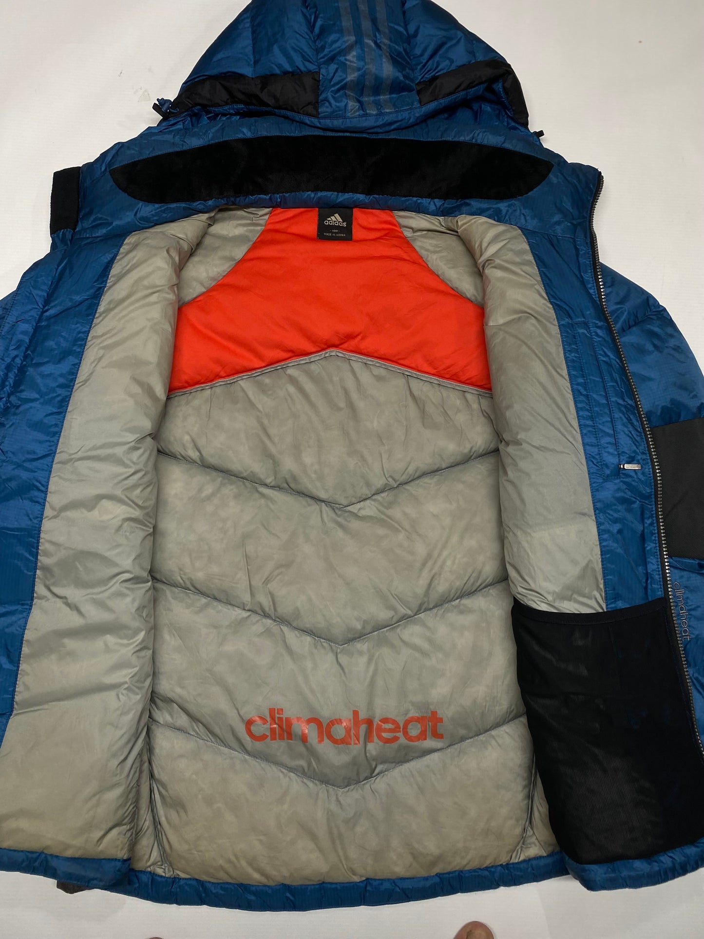 Adidas Down Jacket Men Black /Storm Blue