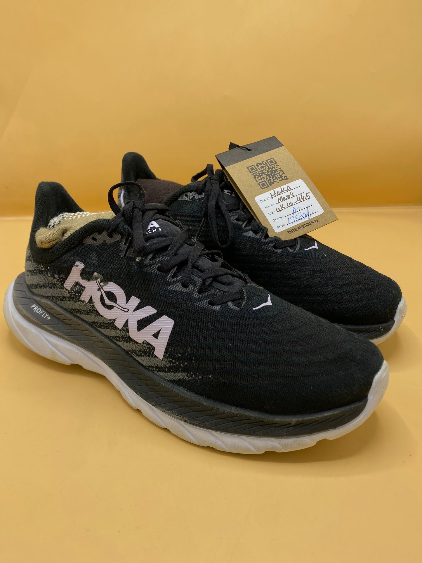 Hoka One Mach 5 Black CastlerockGray