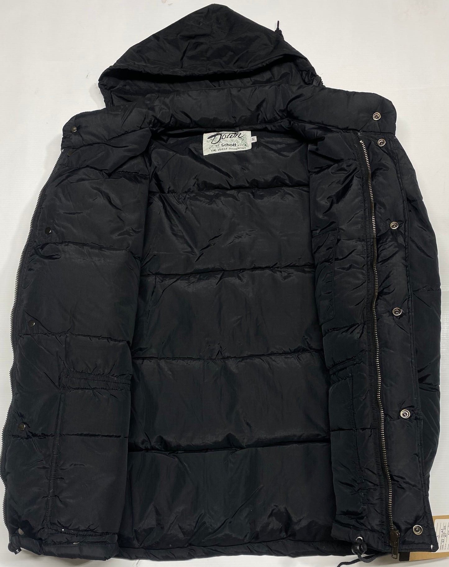 Scott Black Hooded Puffer Coat