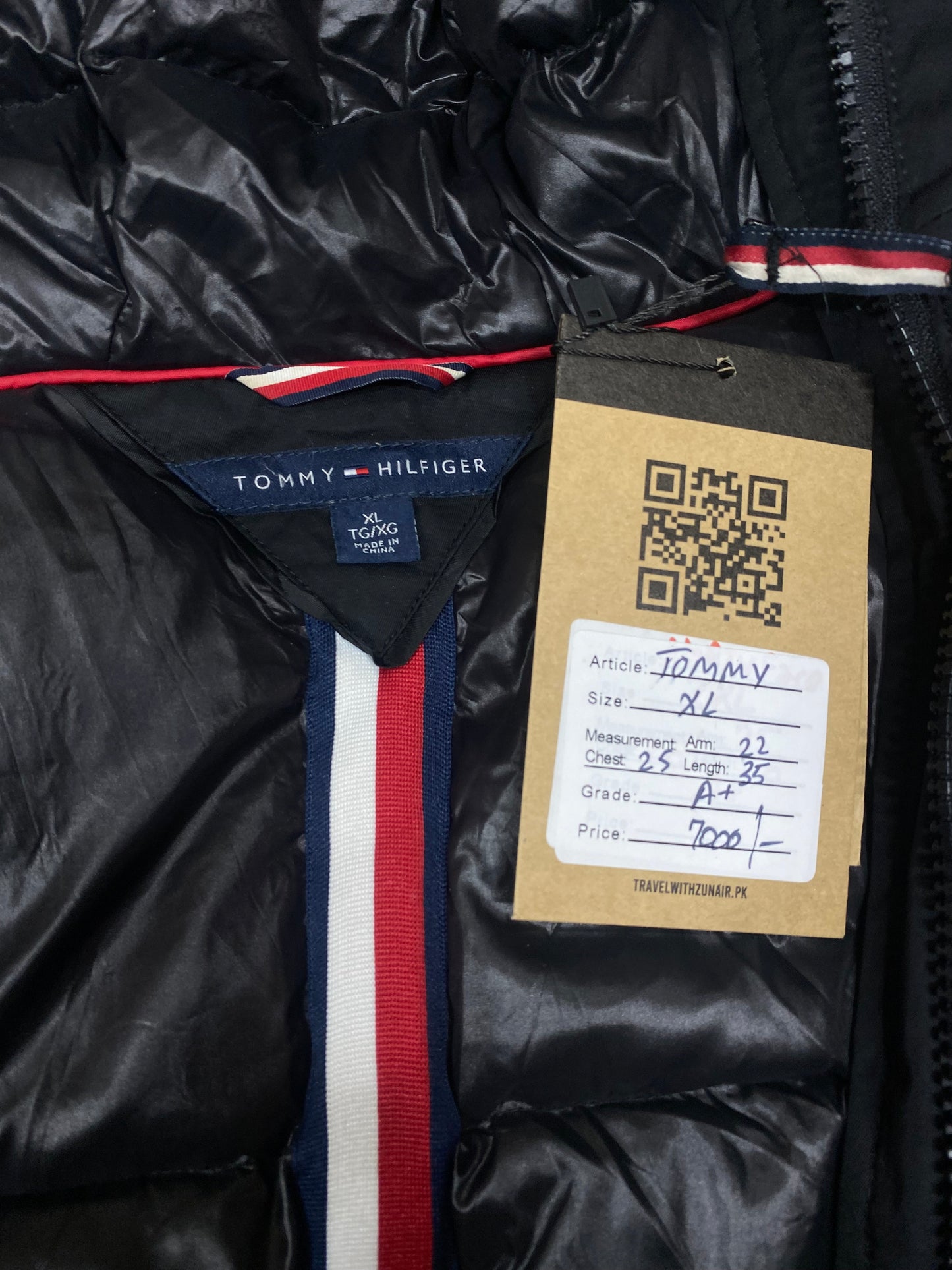 TOMMY HILFIGER Down Parka Coat Insulated Padded