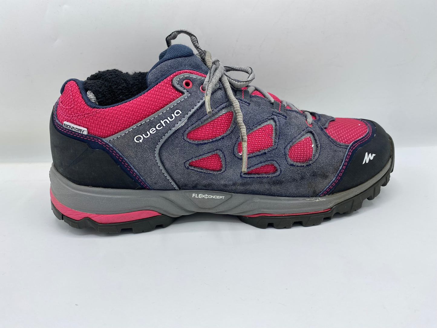 Mountain Hiking Waterproof Shoes Quechua MH500 - Grey/Pink