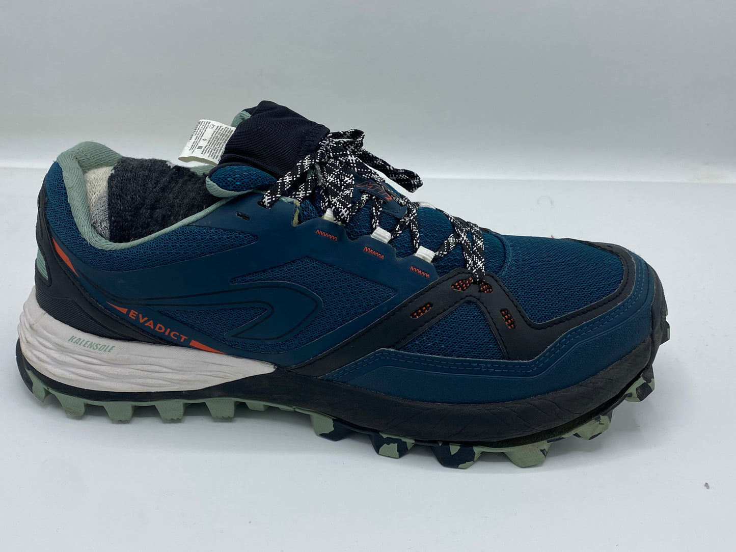 Decathlon trail running shoes - blue/green