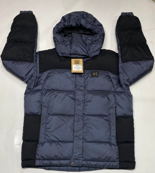 KOLON SPORT Gray & Black Men Puffer Jacket