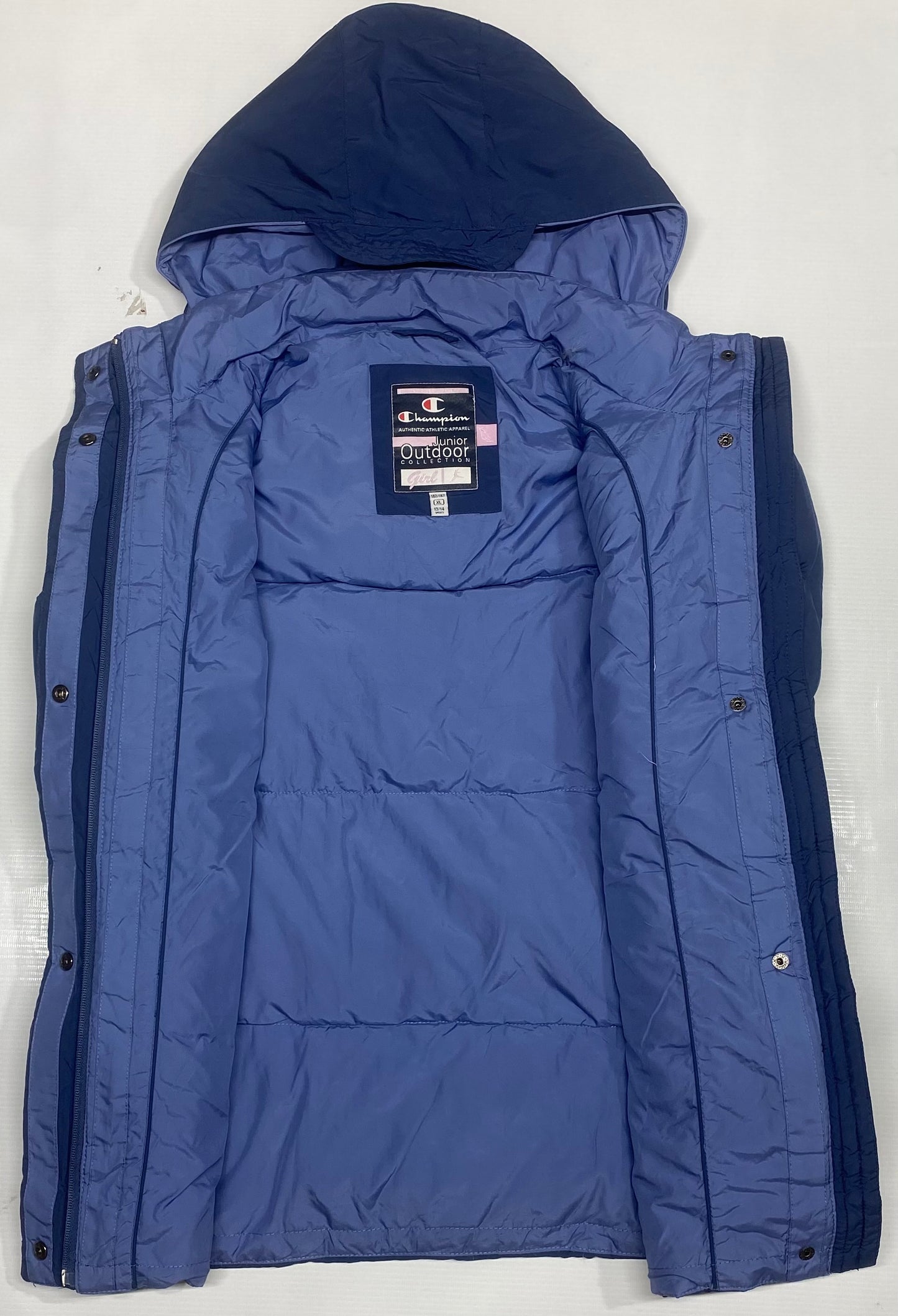 Champion Blue Men Puffer Jacket