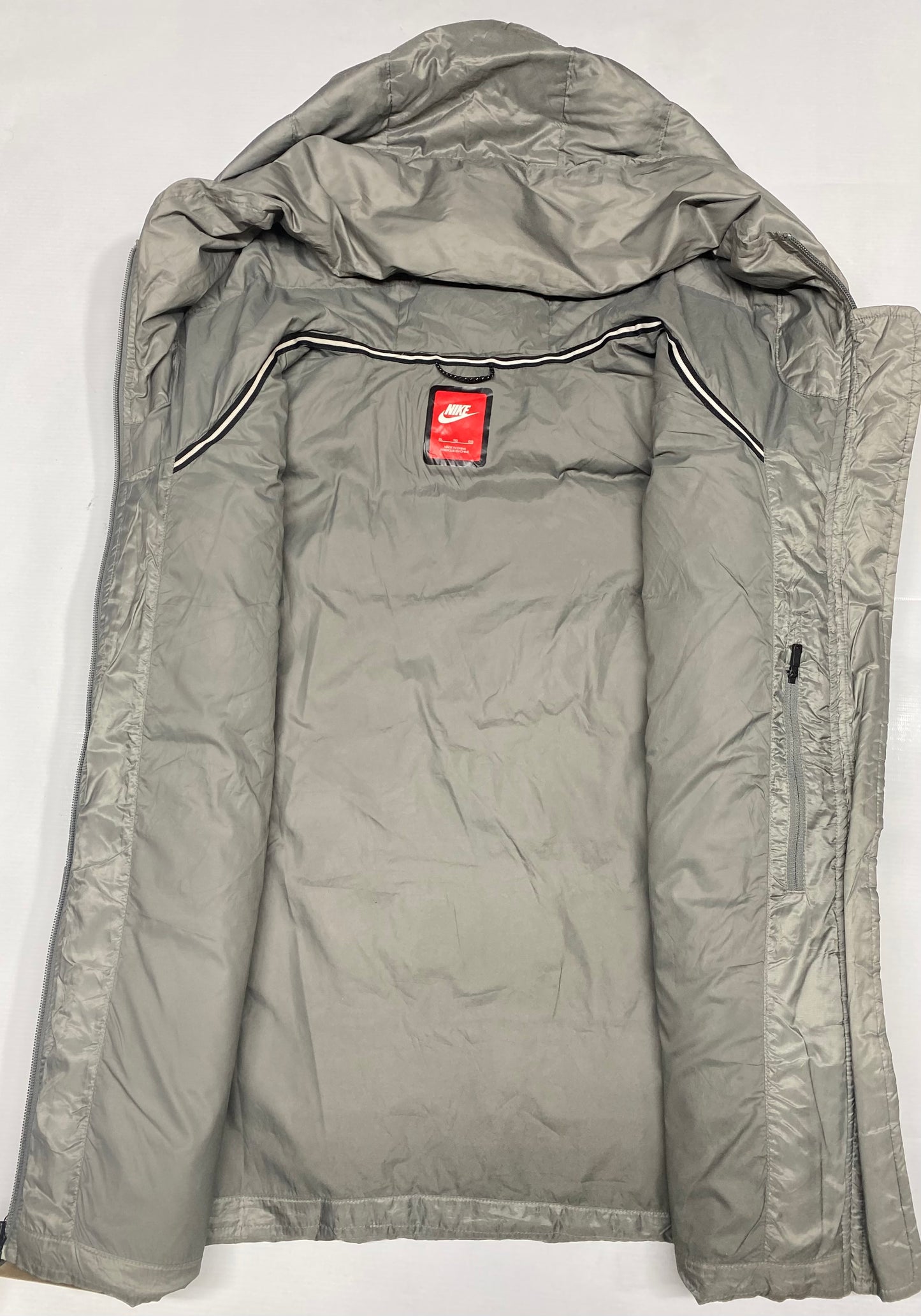 Nike Grey/Silver Puffer Jacket