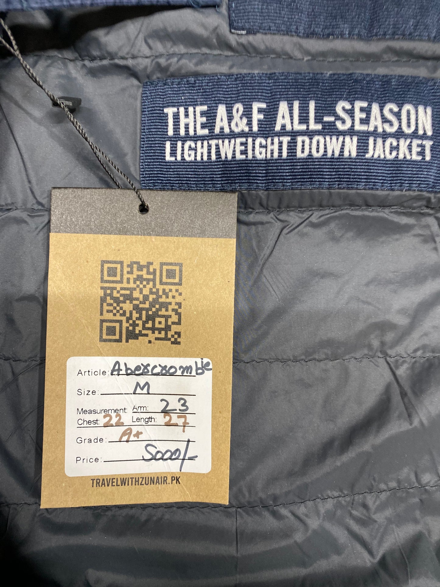 The A&F Hoodie Style Imported Puffer Jacket