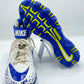 NIKE Fastflex Force Savage Shark Football Cleats White & Blue