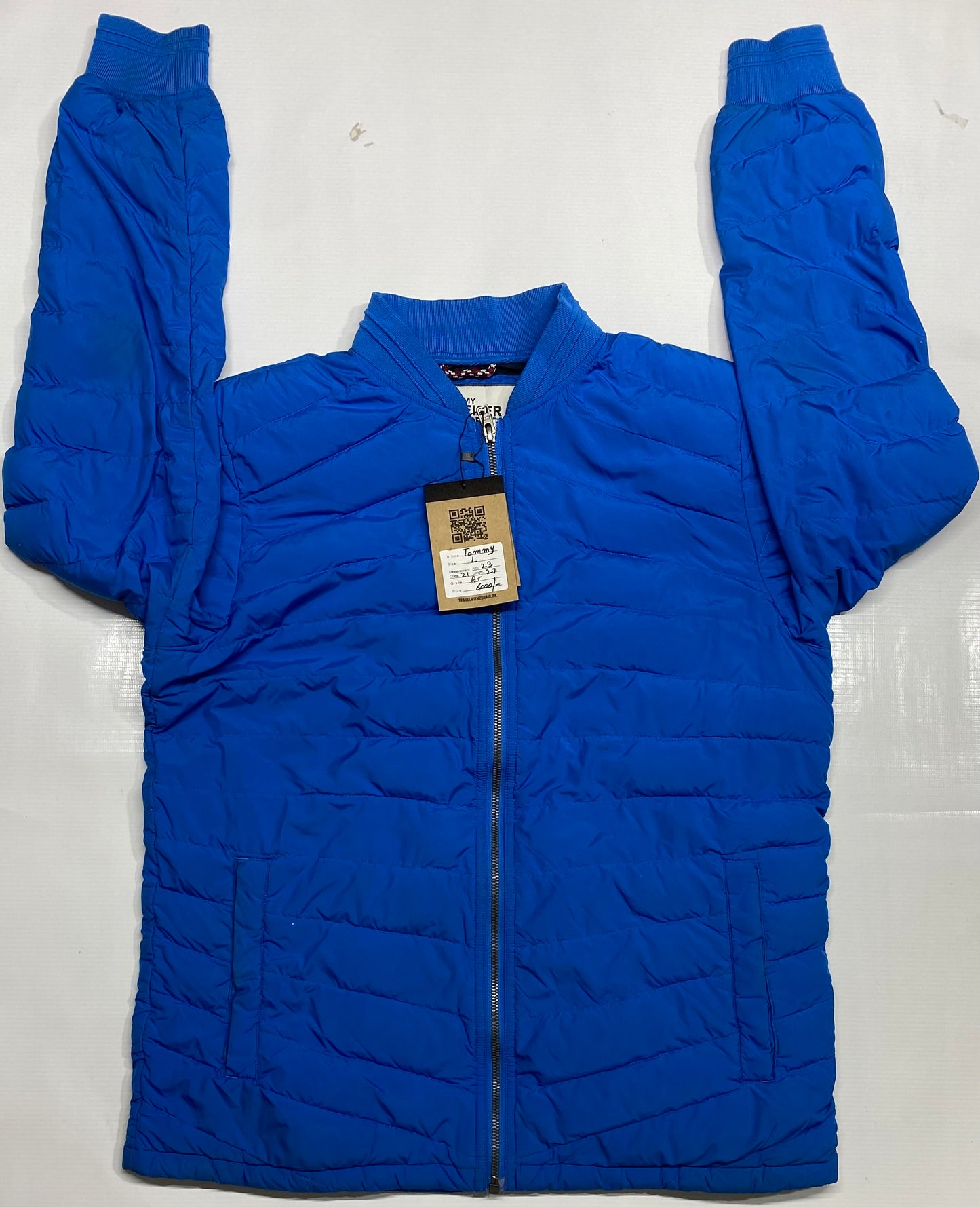 TOMMY HILFIGER Men’s Quilted Puffer Jacket Blue