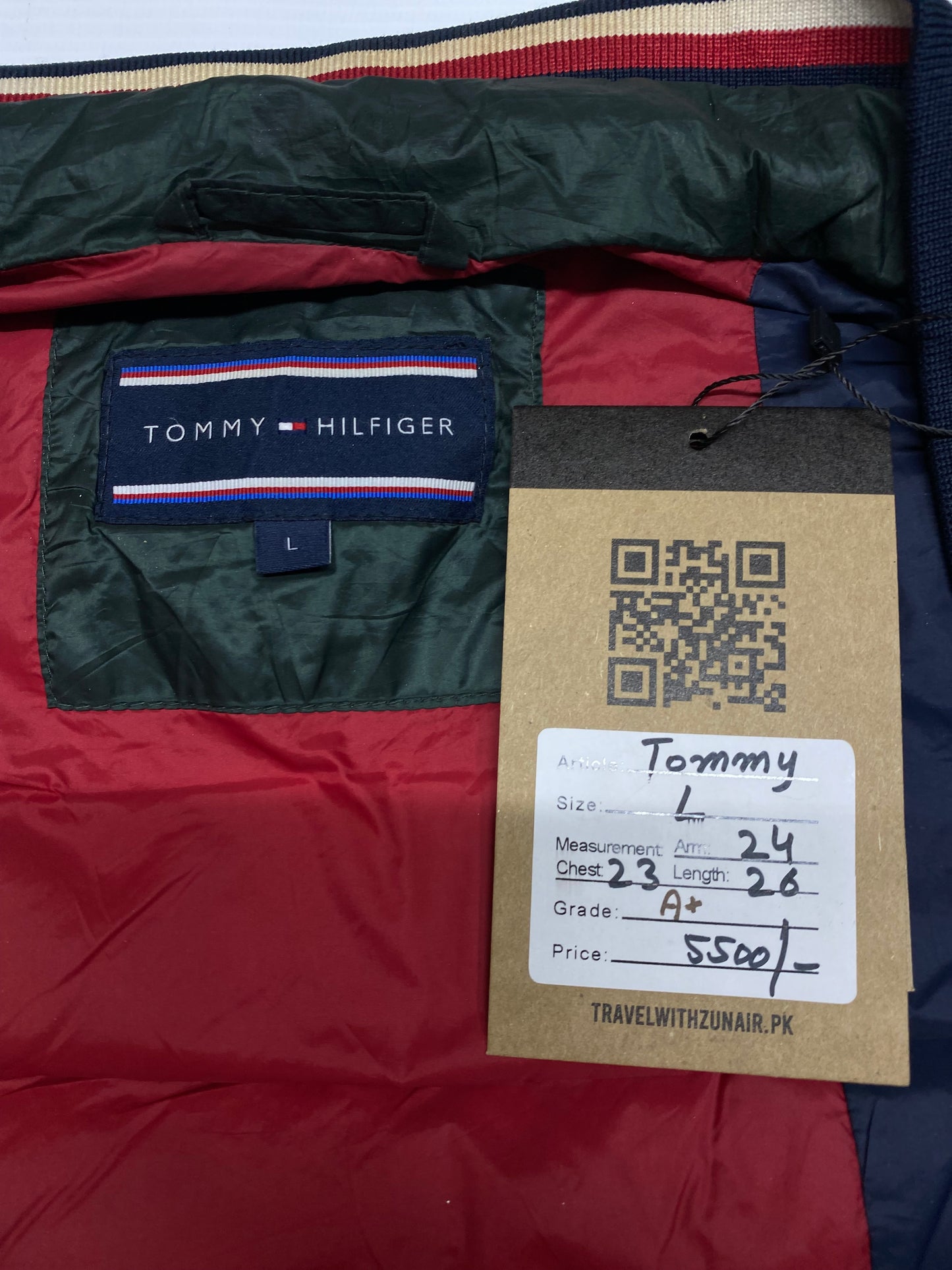 Tommy Puffer Jacket / GREEN