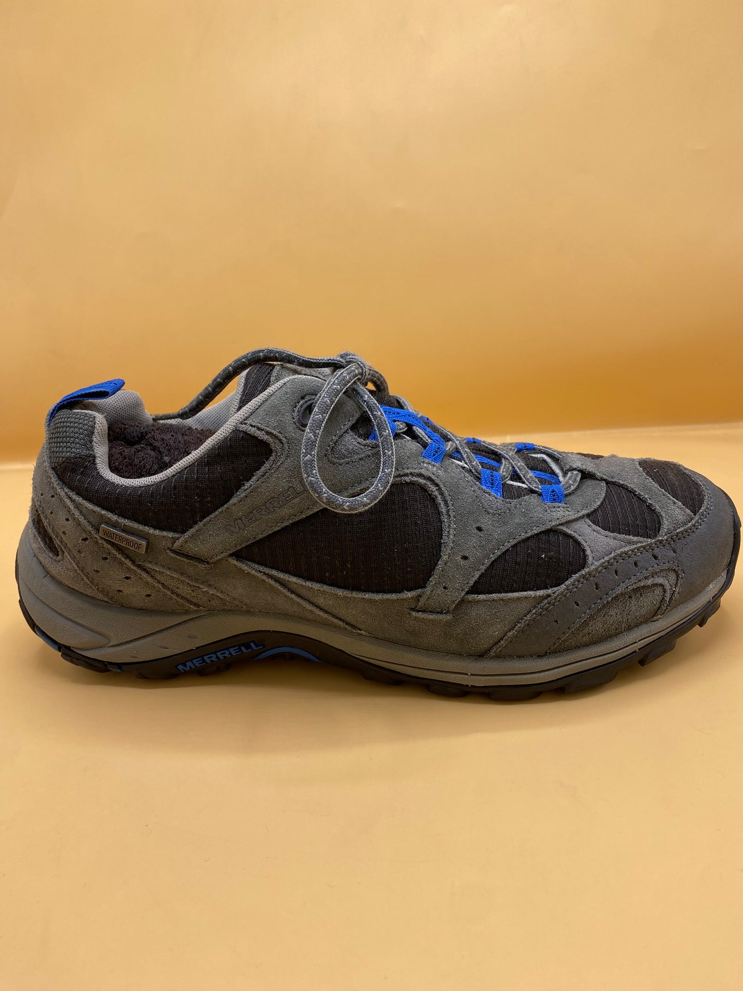 Merrell Leather Upper Blue Athletic