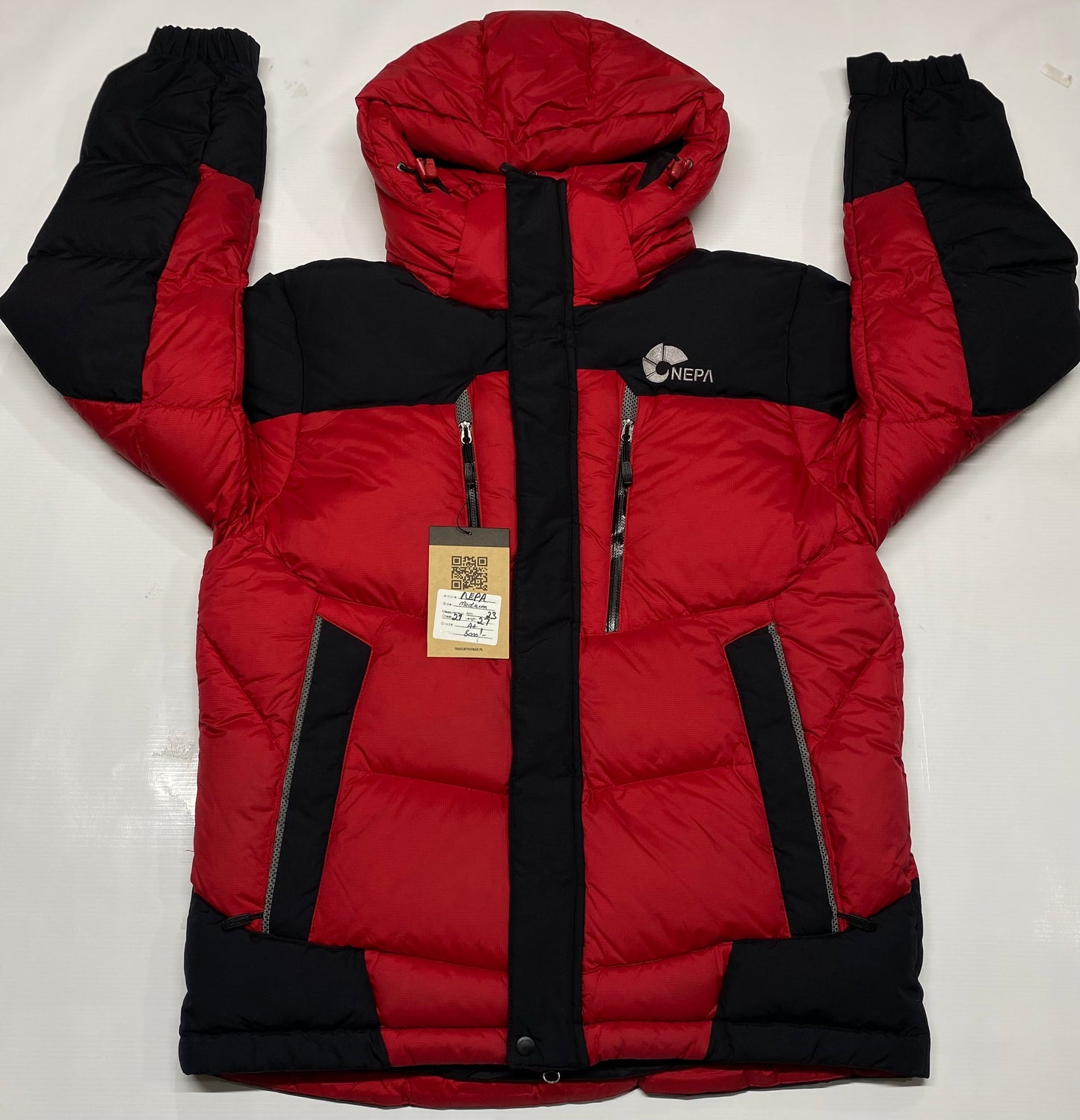 NEPA | WOMEN’S DOWN JACKET  RED & BLACK